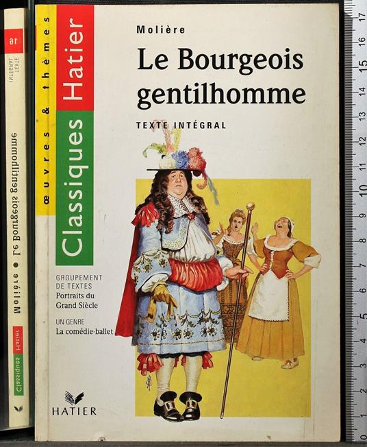 La bourgeois gentilhomme - Molière - copertina
