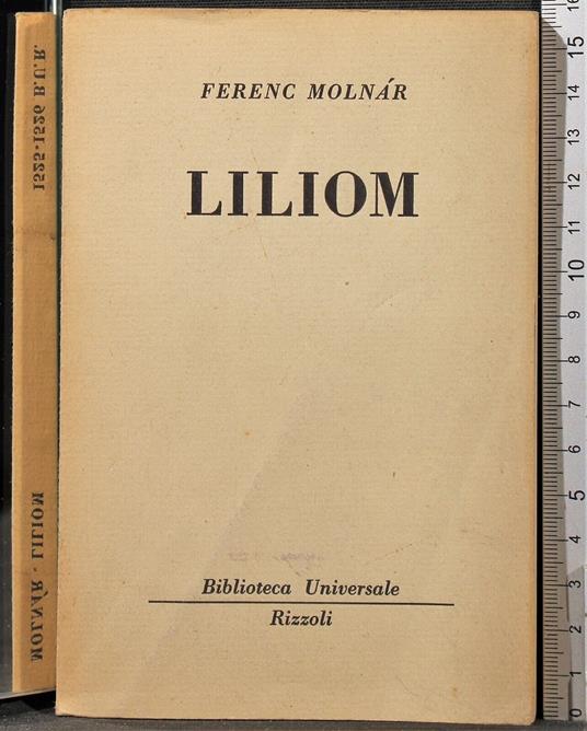 Liliom - Ferenc Molnár - copertina