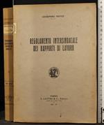 Regolamento intersindacale dei rapporti di lavoro