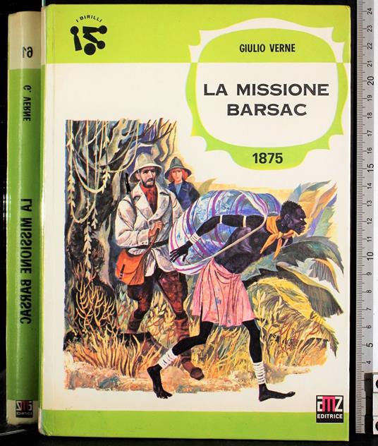 La missione Barsac - Jules Verne - copertina