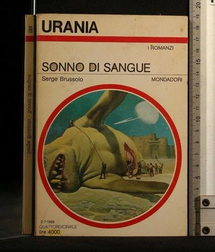 Sonno di Sangue - Serge Brussolo - copertina