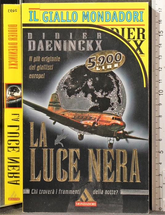 La luce nera - Didier Daeninckx - copertina