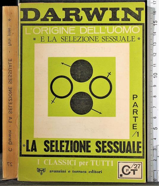 La selezione sessuale Vol I - Charles Darwin - copertina