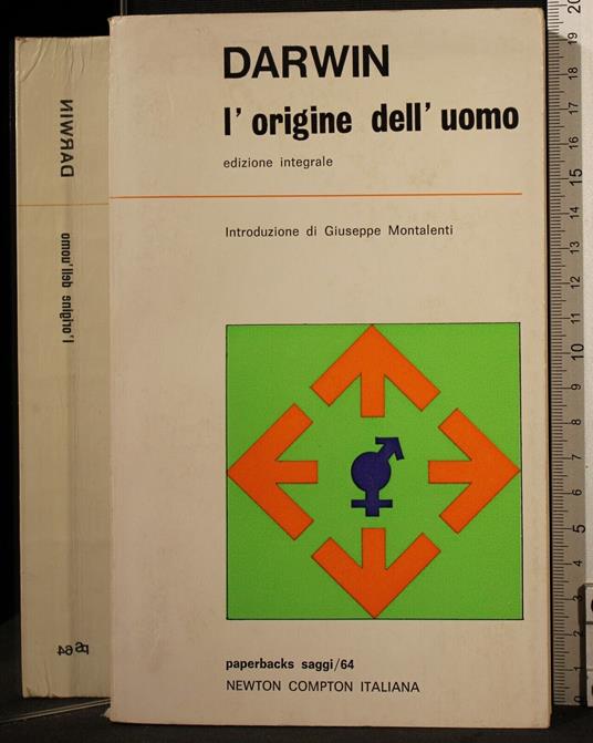 L' origine dell'uomo - Charles Darwin - copertina