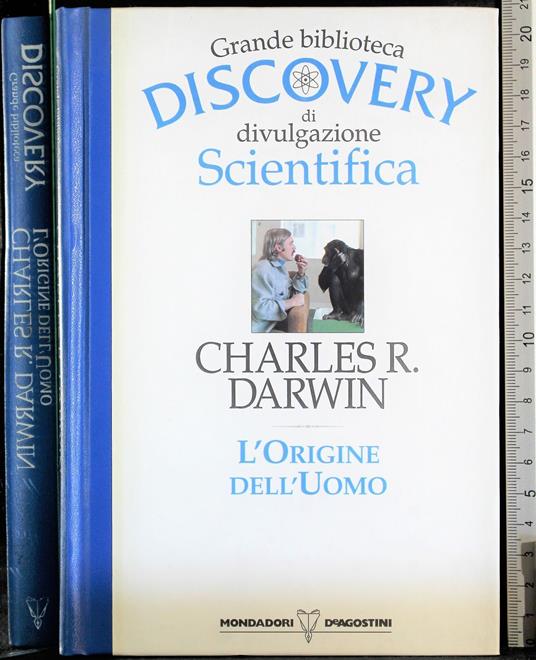 L' origine dell'uomo - Charles Darwin - copertina