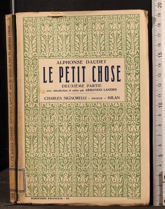 Le petit chose. Deuxieme Partie - Alphonse Daudet - copertina