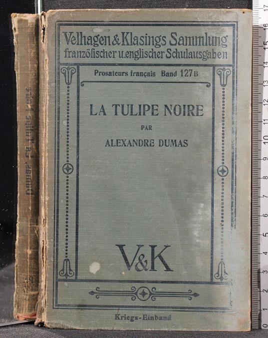 La tulipe noire + worterbuch - Alexandre Dumas - copertina