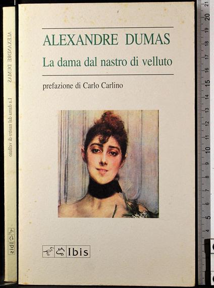 La dama dal nastro di velluto - Alexandre Dumas - copertina