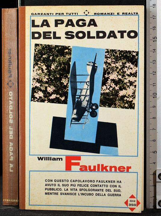 La paga del soldato - William Faulkner - copertina