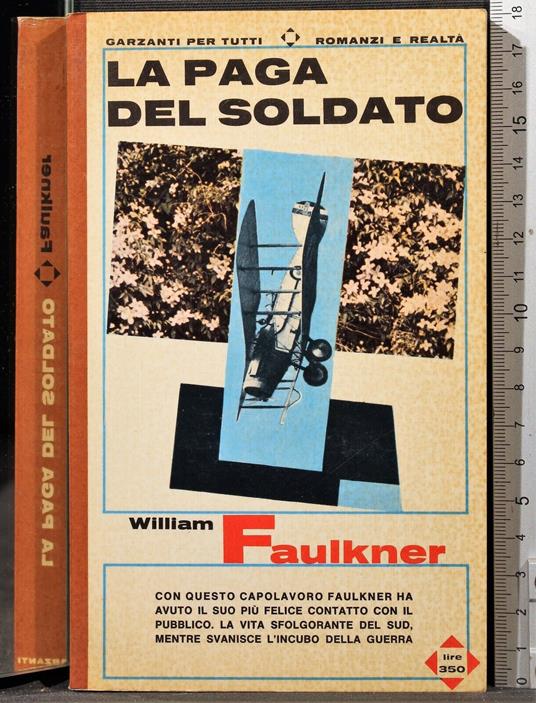 La paga del soldato - William Faulkner - copertina