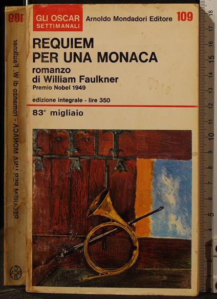 Requiem per Una Monaca - William Faulkner - copertina