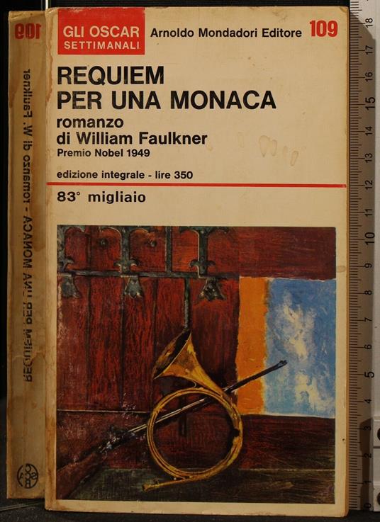 Requiem per Una Monaca - William Faulkner - copertina