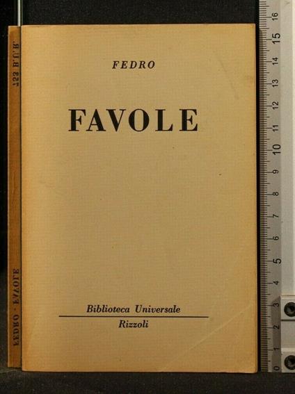 Favole - Fedro - copertina