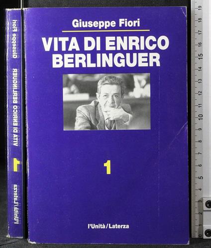 Vita di Enrico Berlinguer 1 - Giuseppe Fiori - copertina