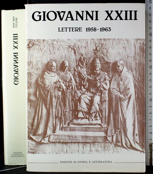 Lettere 1958-1963 - Giovanni XXIII - copertina