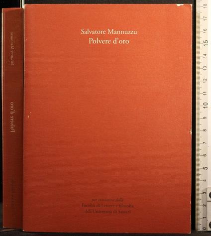 Polvere d'oro - Salvatore Mannuzzu - copertina