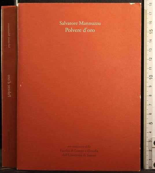 Polvere d'oro - Salvatore Mannuzzu - copertina
