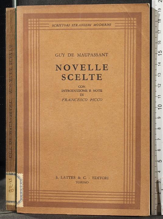 Novelle scelte - Guy de Maupassant - copertina