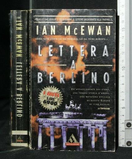 Lettere a Berlino - Ian McEwan - copertina