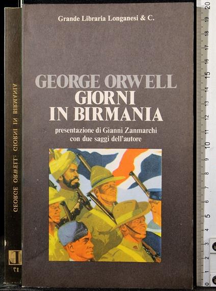 Giorni in Birmania - George Orwell - copertina