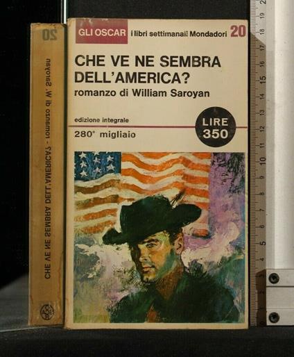 Che Ve Ne Sembra Dell'America? - William Saroyan - copertina