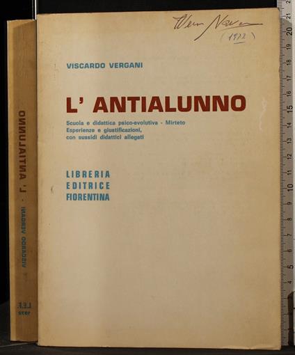L' antialunno - Viscardo Vergani - copertina