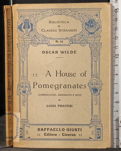 A house of pomegranates - Oscar Wilde - copertina