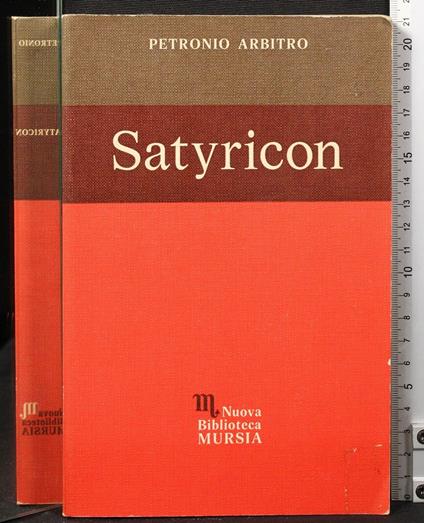 Satyricon - Arbitro Petronio - copertina