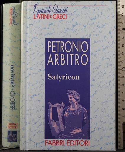 Satyricon - Arbitro Petronio - copertina