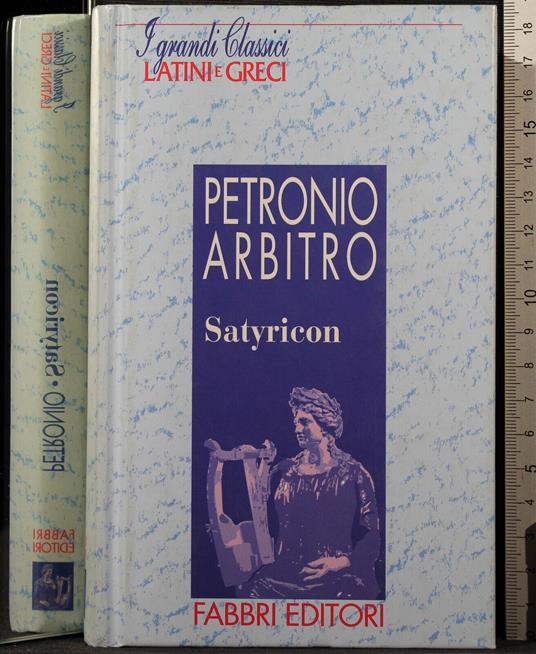 Satyricon - Arbitro Petronio - copertina