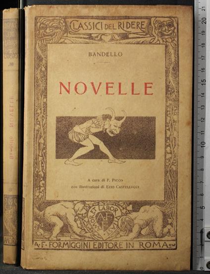 Novelle - Matteo Bandello - copertina