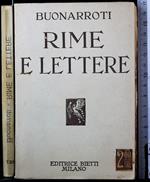 Rime e lettere