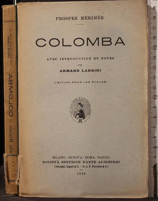 Colomba - Prosper Mérimée - copertina