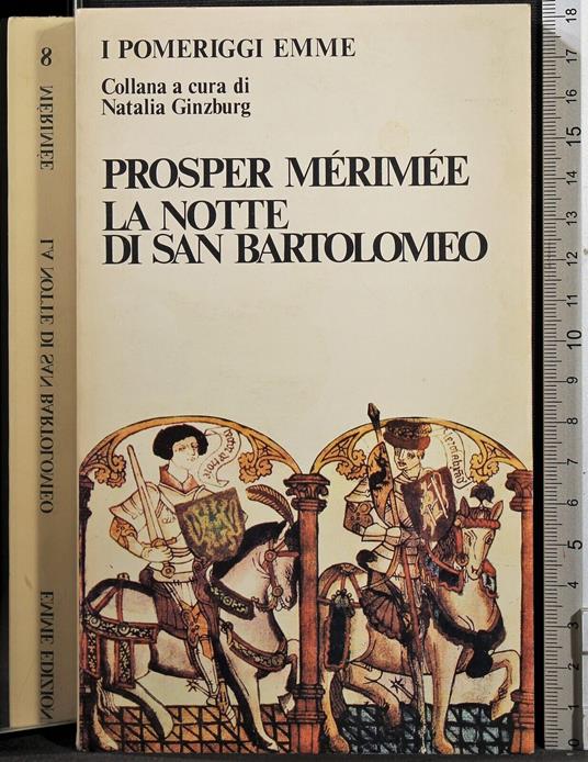 La notte di San Bartolomeo - Prosper Mérimée - copertina