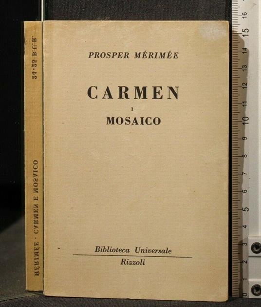 Carmen e Mosaico - Prosper Mérimée - copertina