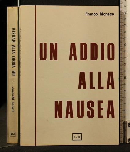 Un Addio Alla Nausea - Franco Monaco - copertina