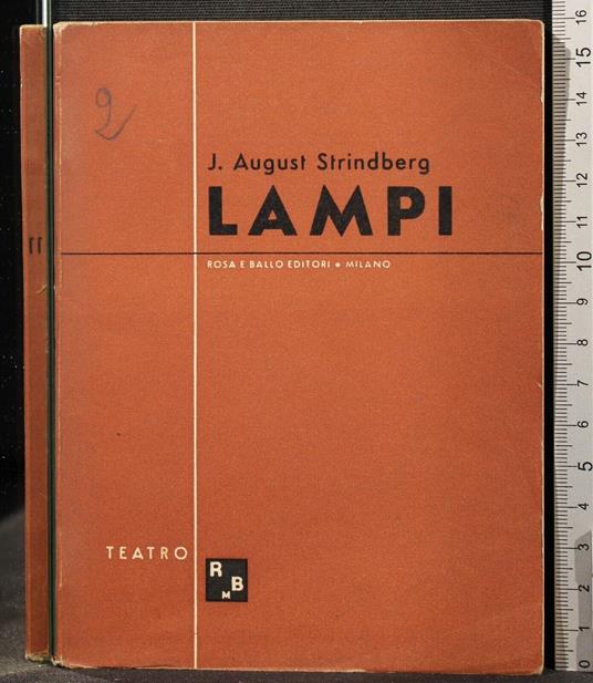 Lampi - August Strindberg - copertina