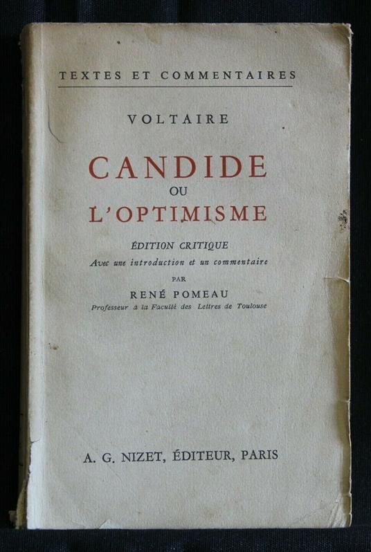 Candide Ou L'Optimisme - Voltaire - copertina