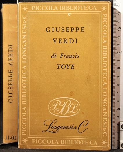 Giuseppe Verdi - Francis Toye - copertina