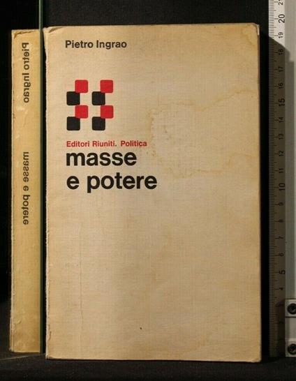 Masse e Potere - Pietro Ingrao - copertina