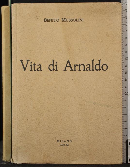 Vita di Arnaldo - Benito Mussolini - copertina