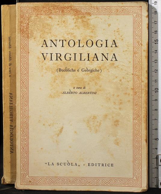 Antologia Virgiliana - Alberto Albertini - copertina