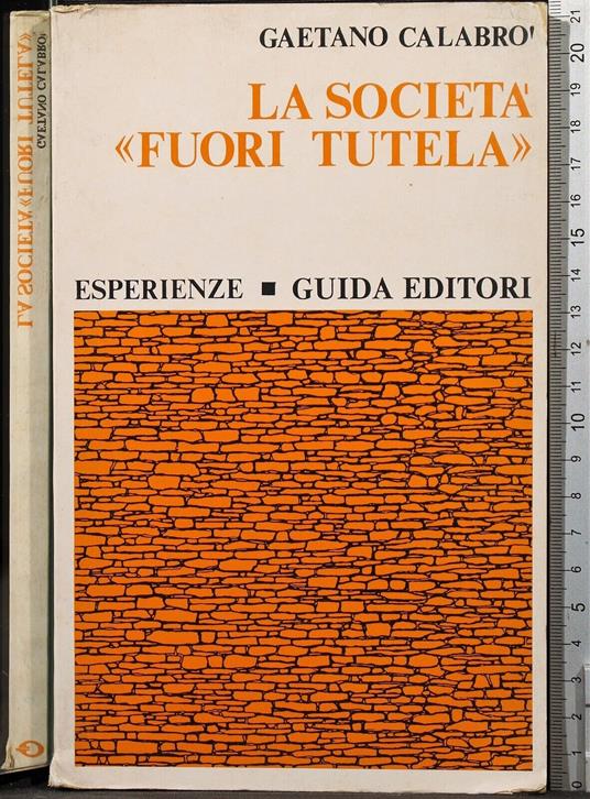 La società fuori tutela - Gaetano Calabrò - copertina