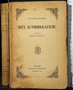 Note autobiografiche