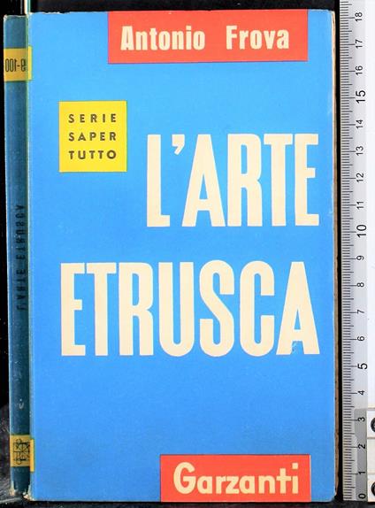 L' arte etrusca - Antonio Frova - copertina