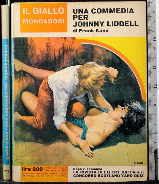 Una commedia per Johnny Liddell - Frank Kane - copertina