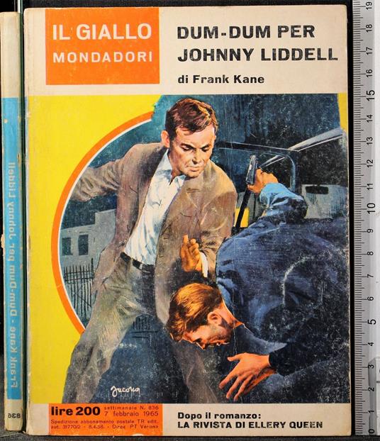 Dum-Dum per Johnny Liddell - Frank Kane - copertina