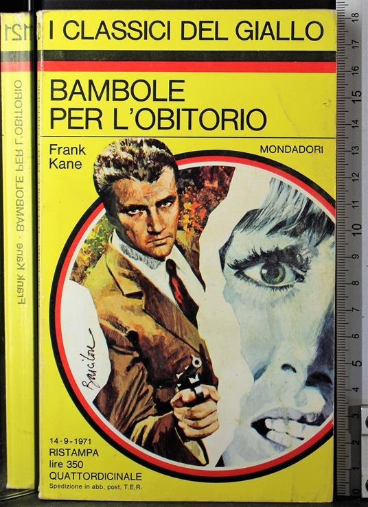 Bambole per l'obitorio - Frank Kane - copertina