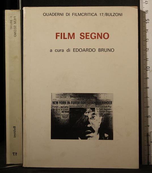 Film segno - Edoardo Bruno - copertina