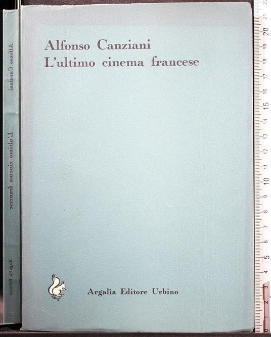 L' ultimo cinema Francese - Alfonso Canziani - copertina